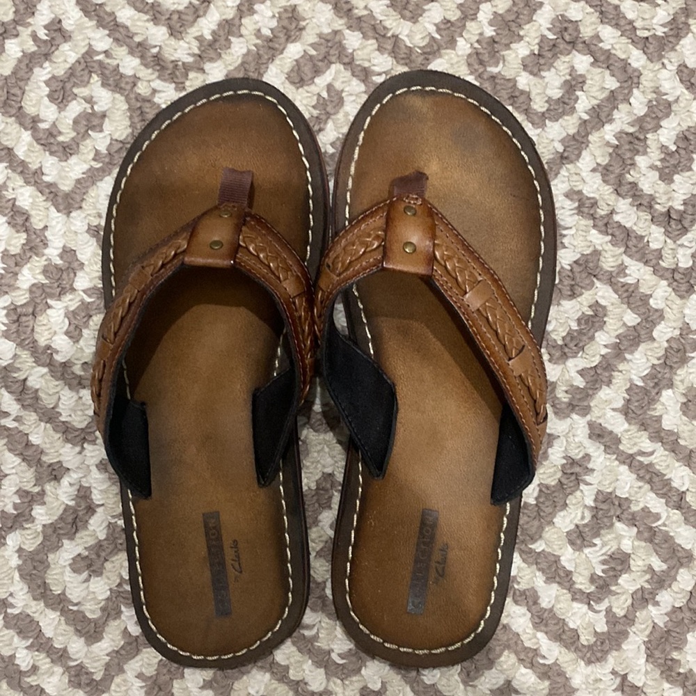 Clark's Womens Cloudsteppers Fenner Nerice Flip-Flops - Size 7